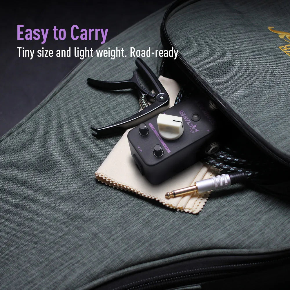 SONICAKE Octaver Analog Classic Octave Guitar Bass Effects Pedal QSS-19