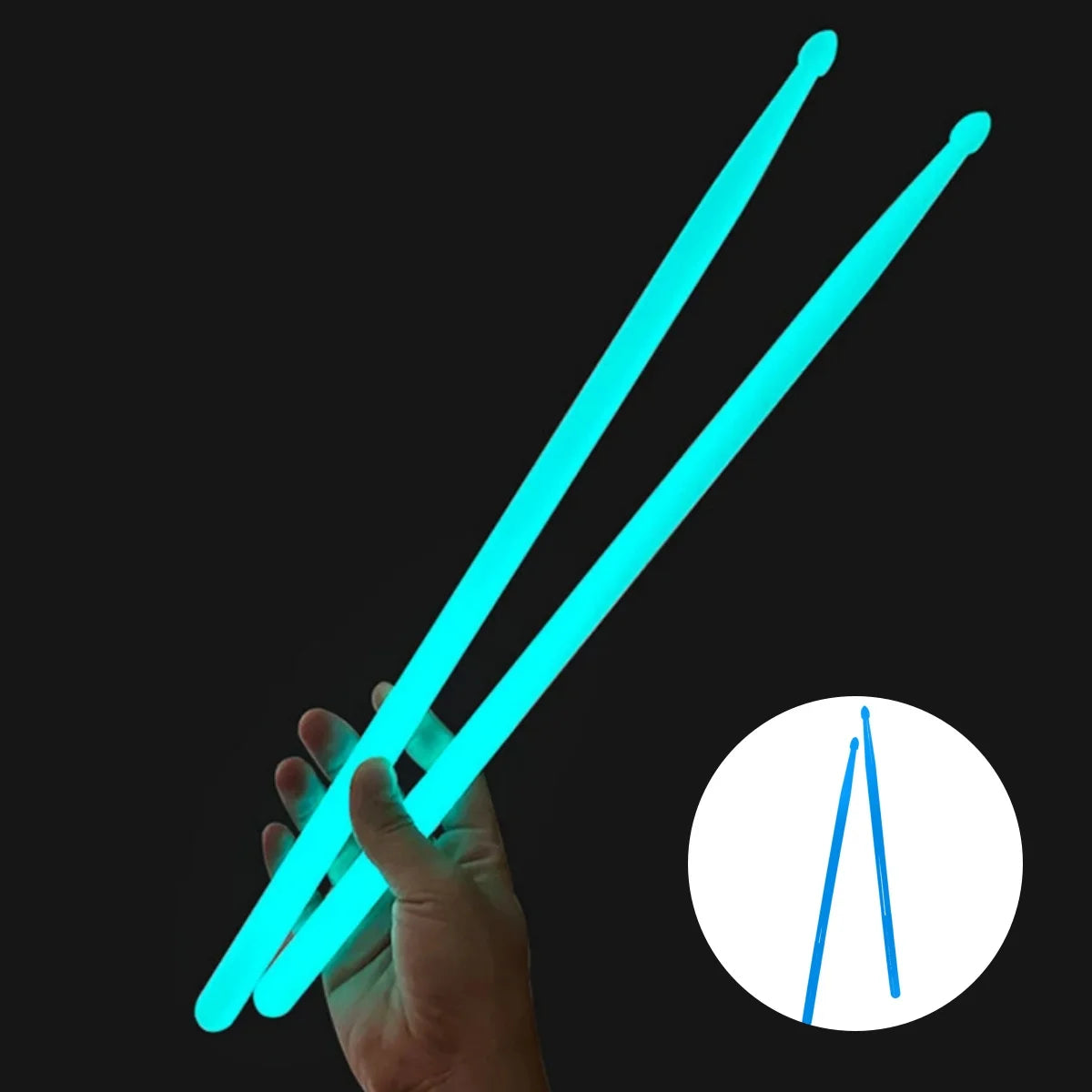 Glow Drum Sticks - 1 Pair