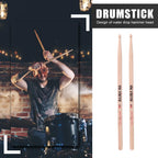 American Hickory Drumsticks - 1 or 5 pairs