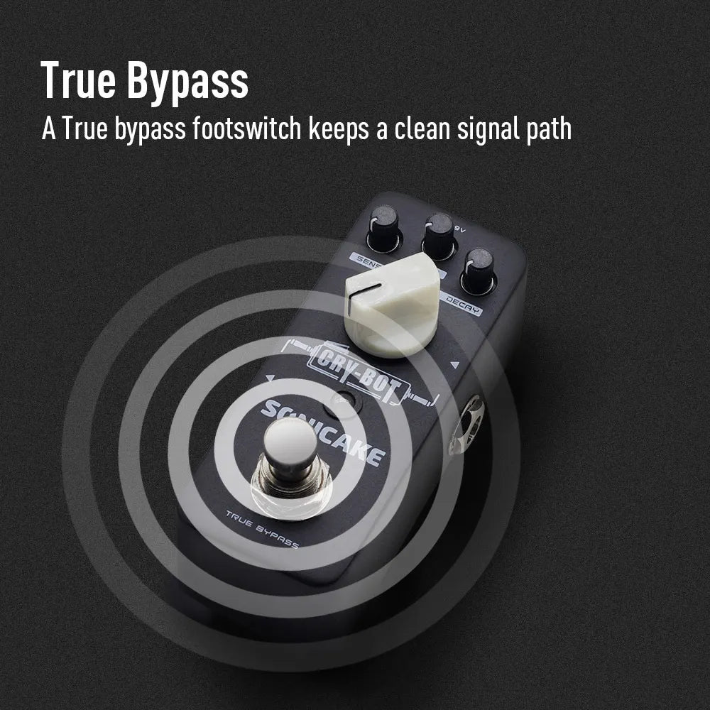 SONICAKE Cry-Bot Auto Wah Envelope Filter Funky Bass Guitar Effects Pedal QSS-07