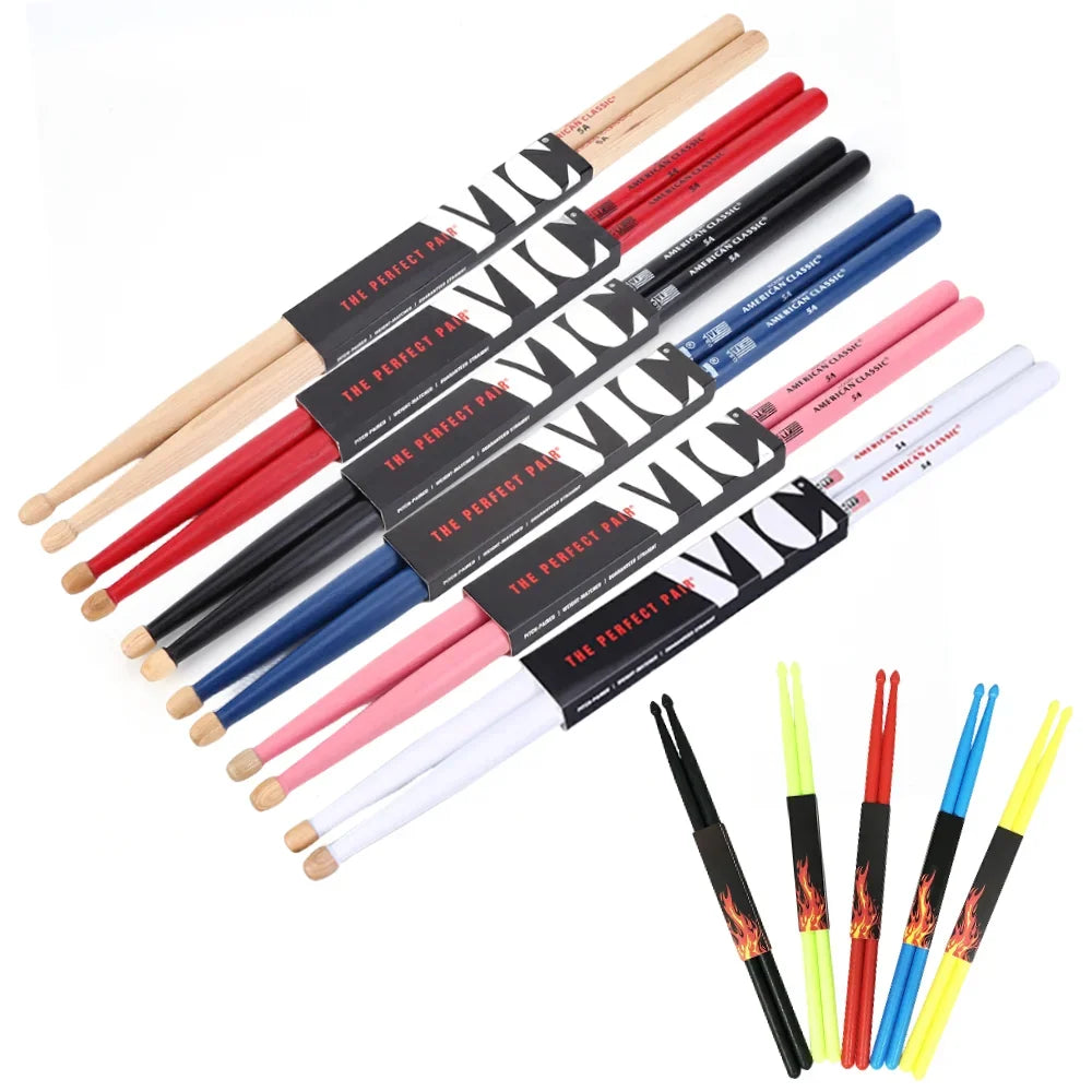 American Hickory Drumsticks - Multiple Colours