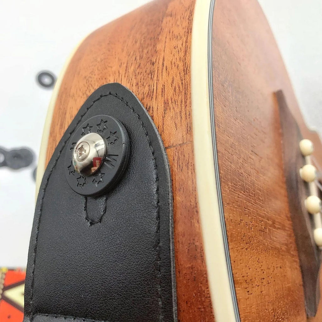 Miwayer 10 Pcs Guitar Rubber Strap Locks Anti Slip PE Pads/Secure and Safe Guitar Strap Locks Compatible Guitar Protect