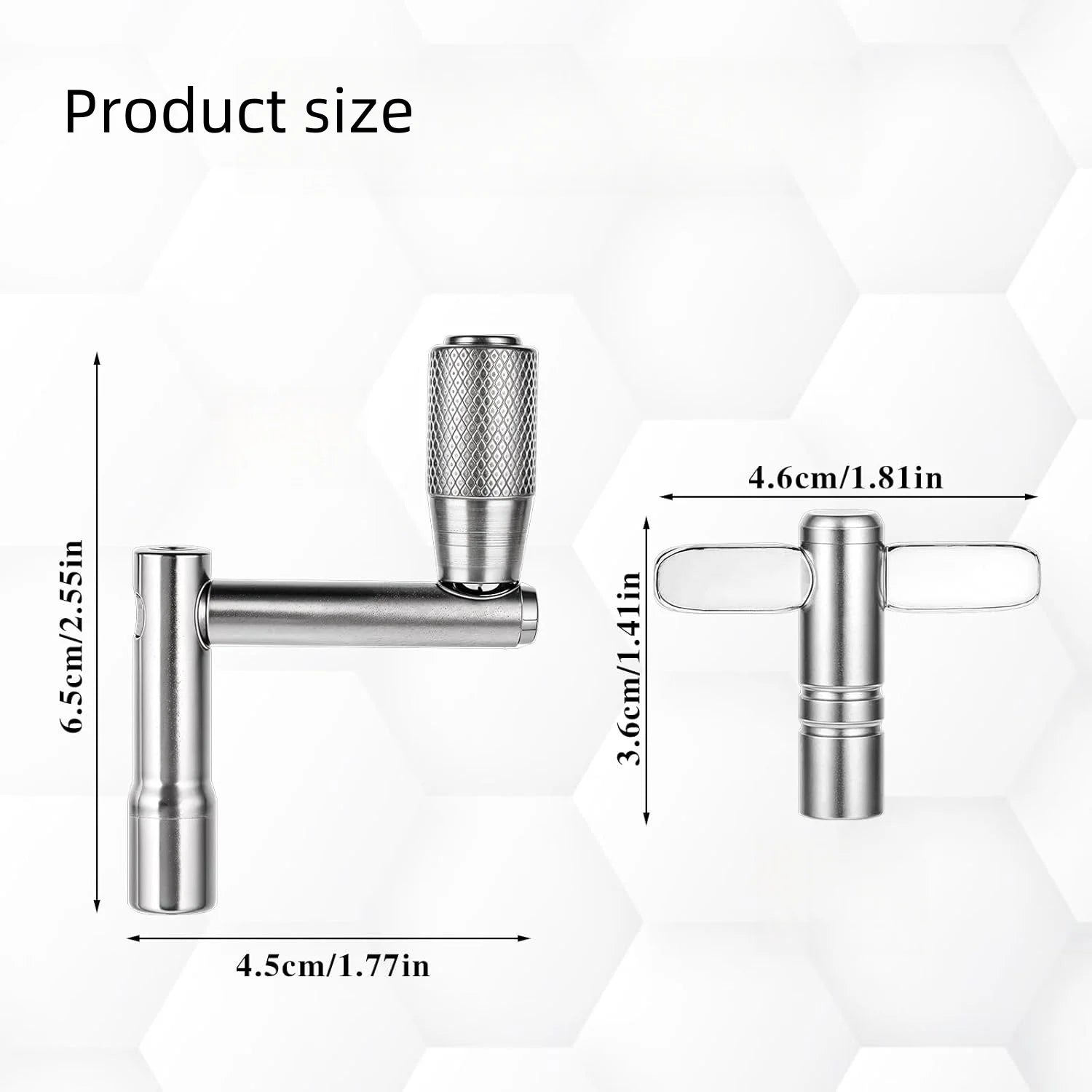 Rocker Drum Tuning Key - T and Z shapes