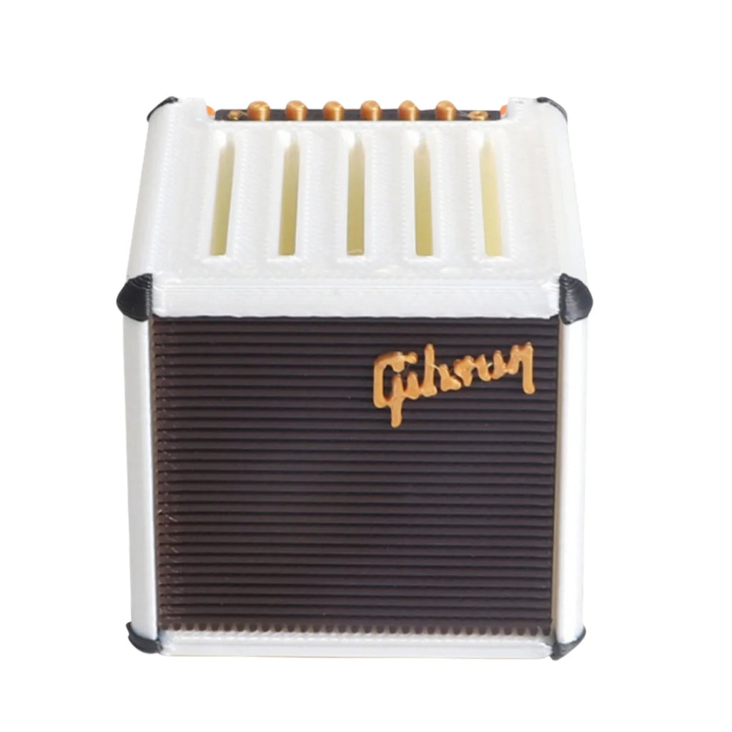 Miwayer Guitar Pick Holder/3D Printed Large-Capacity Portable Amp  Shape Guitar Pick Holder w/5 Slots/for Guitar Accessories