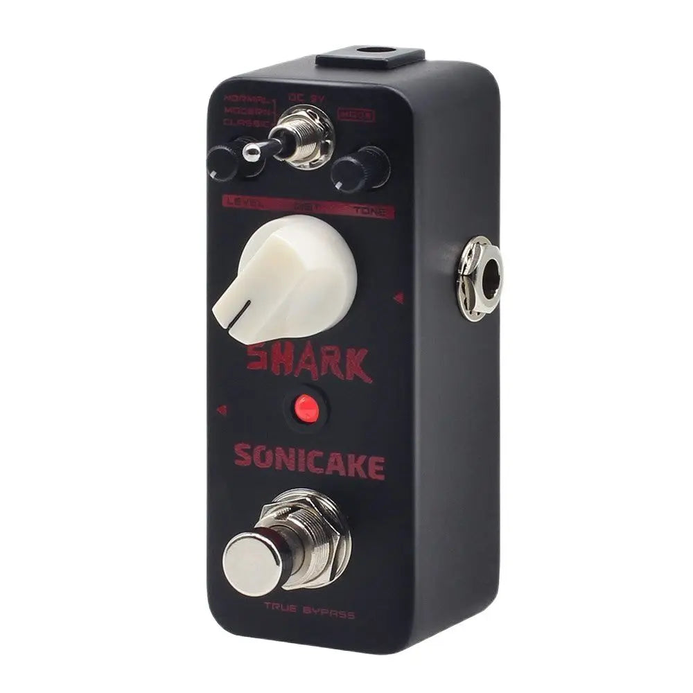 SONICAKE Shark Higain Classic British Stack Crunch High Gain Distortion Guitar Effects Pedal QSS-05