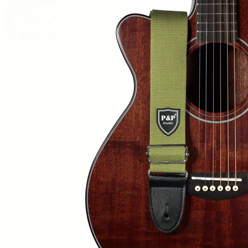 Vibrant Color Guitar Strap - Soft Padded, Adjustable, Quick-Fit, Durable, Comfortable, Ergonomic Design, Enhancing Performance