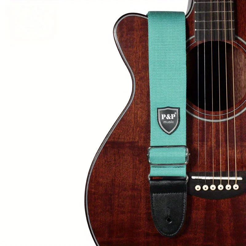 Vibrant Color Guitar Strap - Soft Padded, Adjustable, Quick-Fit, Durable, Comfortable, Ergonomic Design, Enhancing Performance