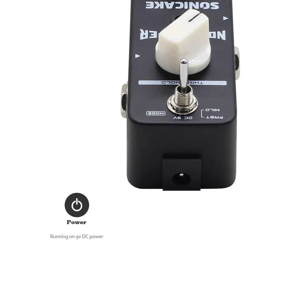 SONICAKE Noise Wiper True Bypass Noise Gate Guitar Bass Effects Pedal QSS-14