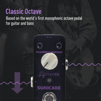 SONICAKE Octaver Guitar/Bass Effects Pedal